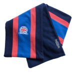 Oxford polyester fleece scarf for winter school uniform