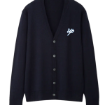 Dark navy cardigan for school uniform layering