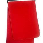 Fleece red scarf